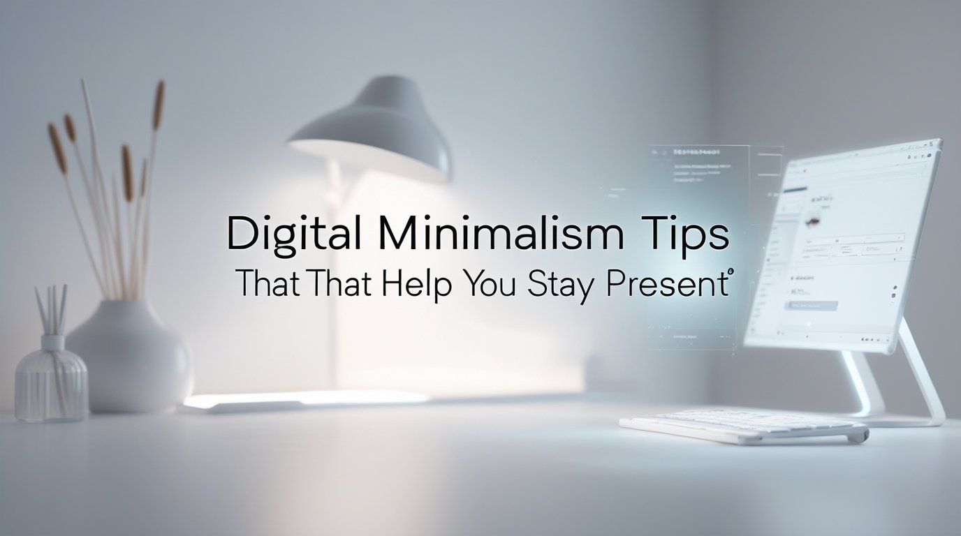 Digital Minimalism Tips That Help You Stay Present