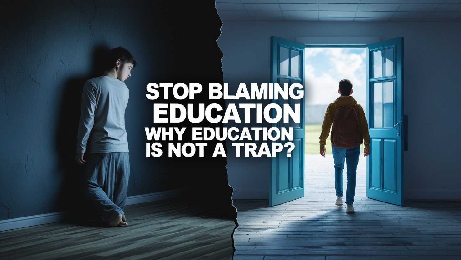 Stop Blaming Education | Why Education is Not a Trap?
